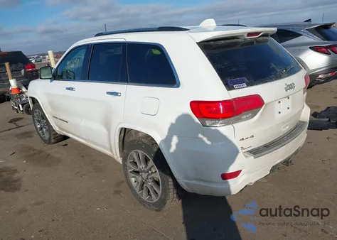 2017 Jeep Grand Cherokee Overland 4X4 z USA, uszkodzony, nr VIN 1C4RJFCG2HC864252